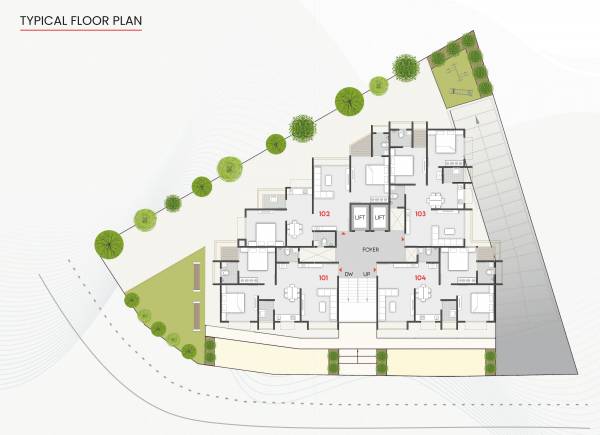  radhe-daxesh Radhe Daxesh Typical Cluster Plan
