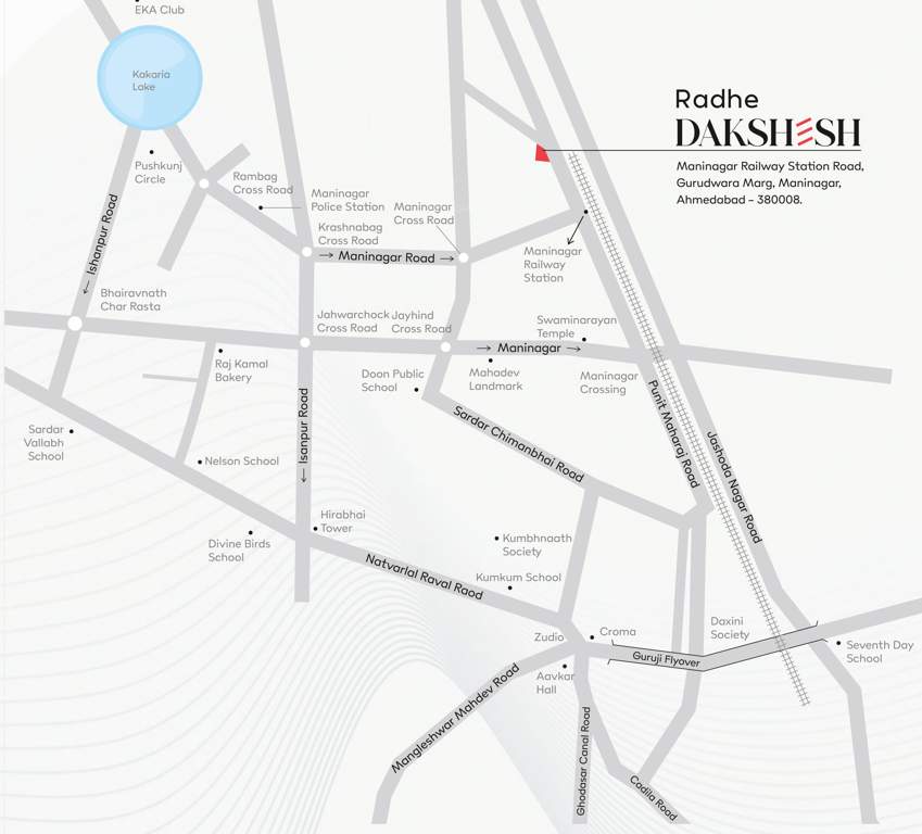  radhe daxesh Location Plan