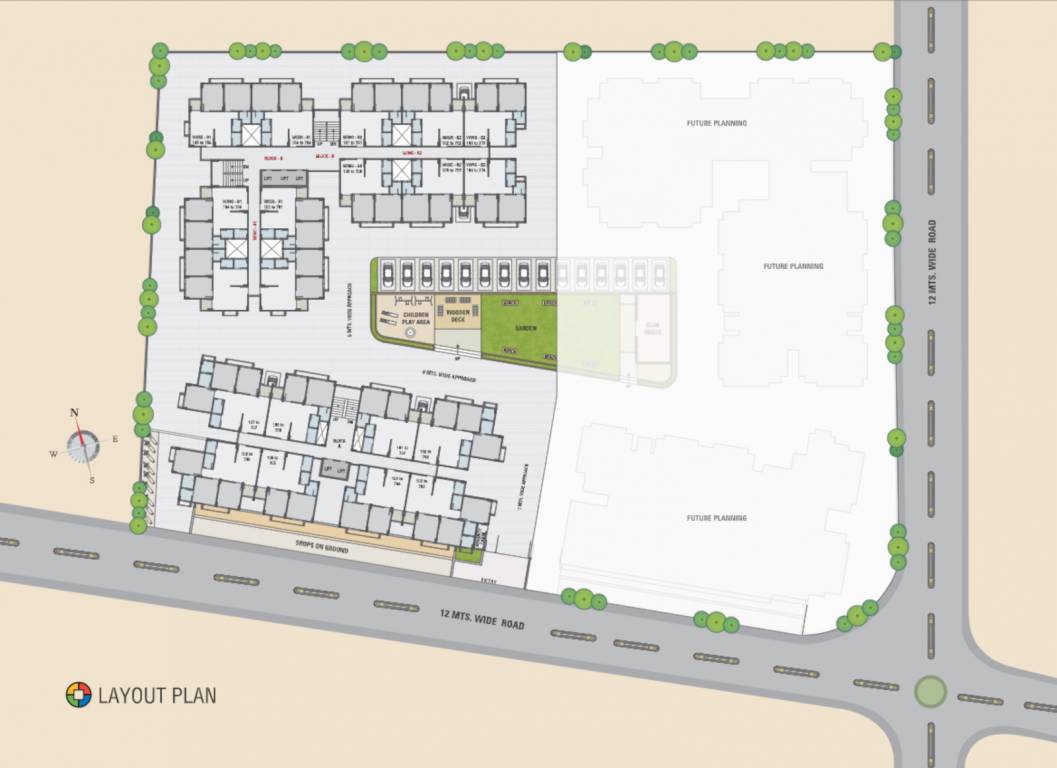  royal view Layout Plan