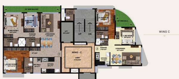  solitaire Solitaire Cluster Plan for Typical Floor