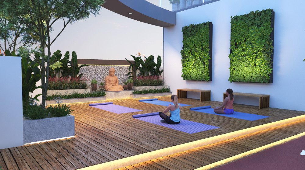  solitaire Yoga/Meditation Area