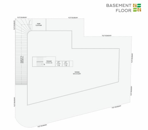 Tower A Basement Cluster Plan heights Tower A Basement Cluster Plan
