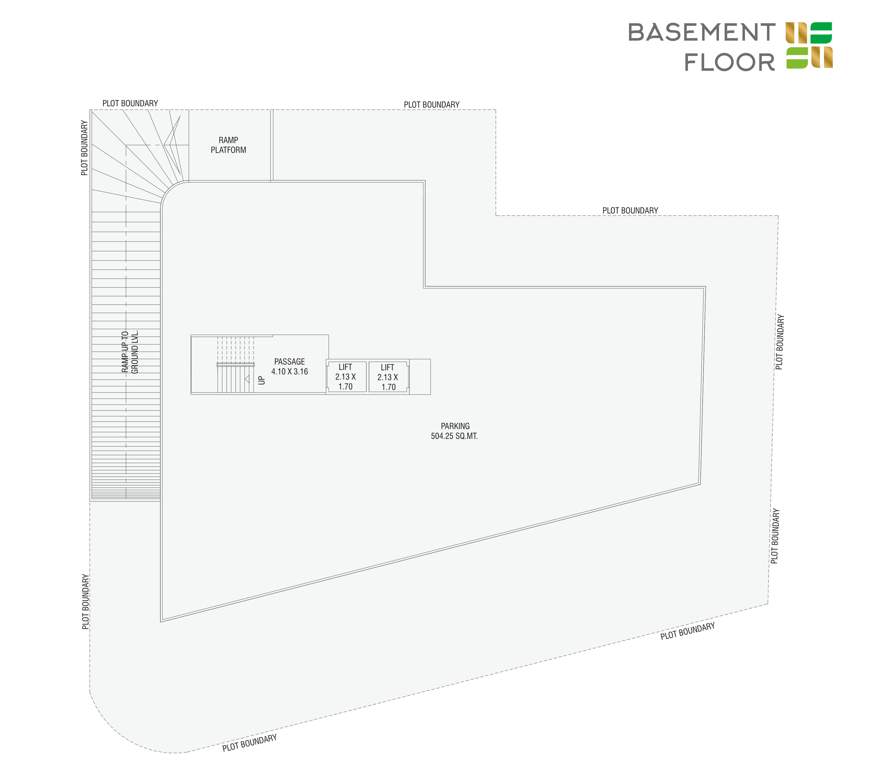  heights Tower A Basement Cluster Plan
