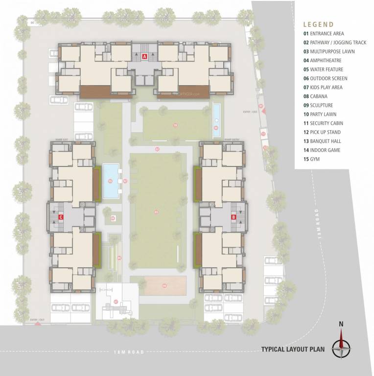  heights A Typical Cluster Plan