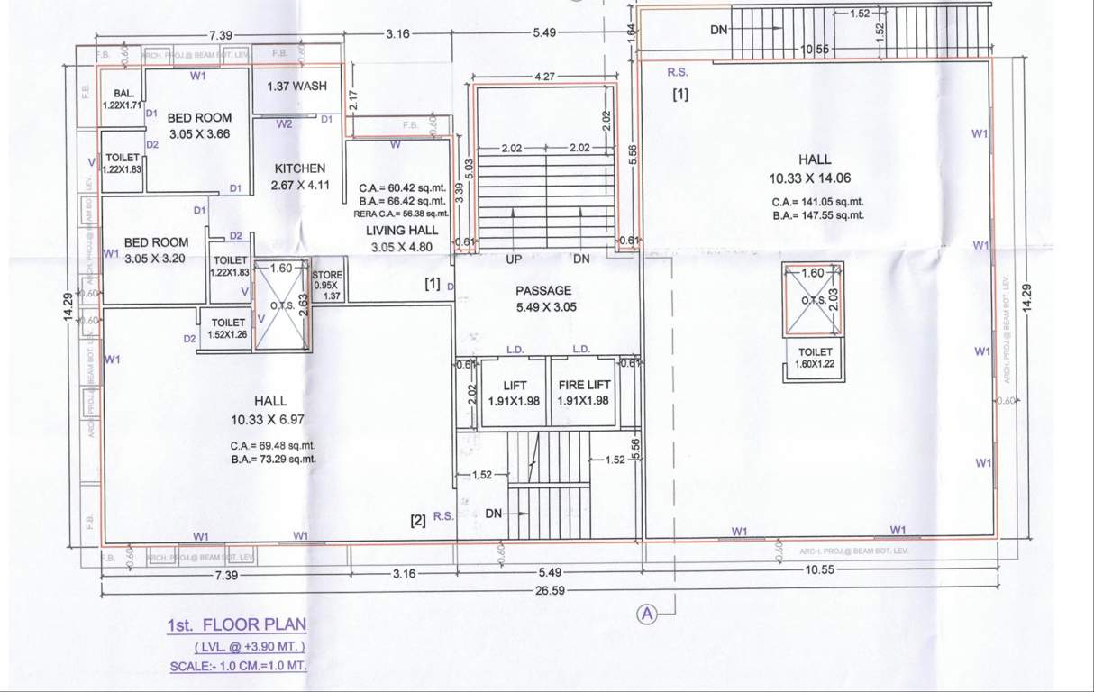  srushti A Cluster Plan For 1st Floor
