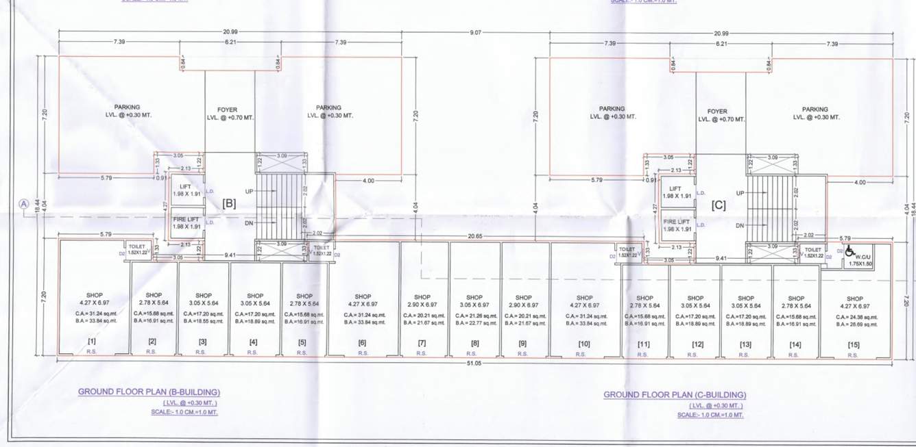  srushti B+C Cluster Plan For Ground Floor