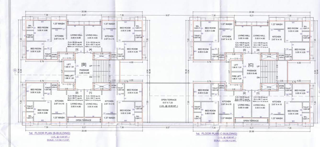  srushti B To C Cluster Plan For 1st Floor