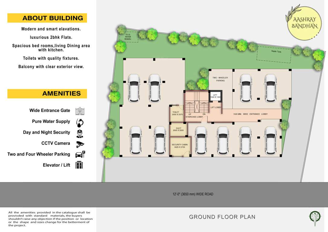  aashray bandhan Aashray Bandhan Ground Cluster Plan