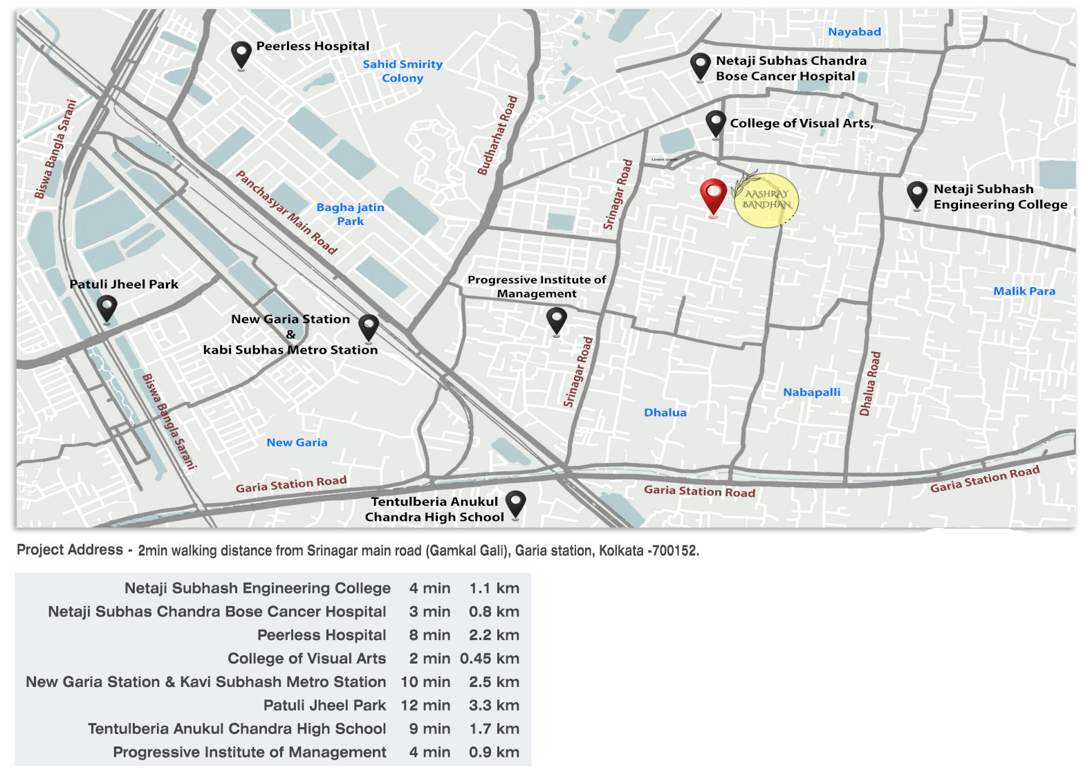  aashray bandhan Location Plan