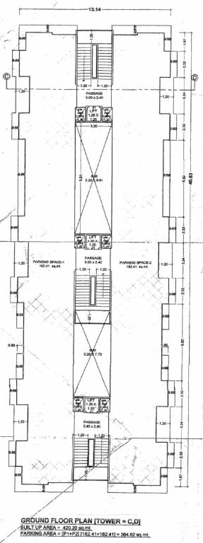  abvaa avenue C & D Ground Cluster Plan