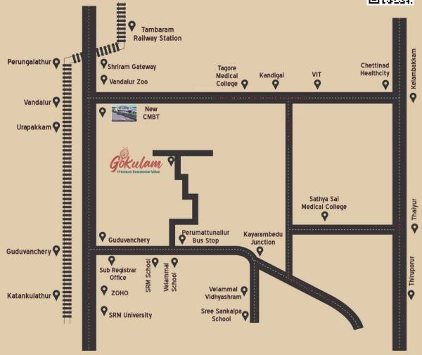  gokulam Location Plan