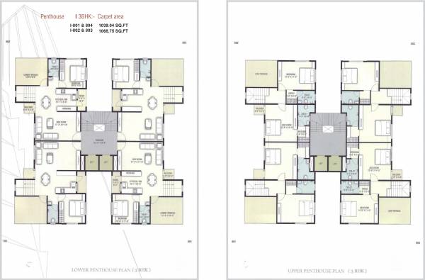  shikhar-phase-2 Tower I Cluster Plan for 8th Floor
