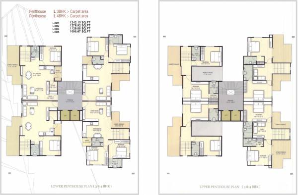  shikhar-phase-2 Tower L Cluster Plan for 8th Floor