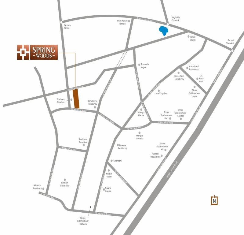 spring woods Location Plan