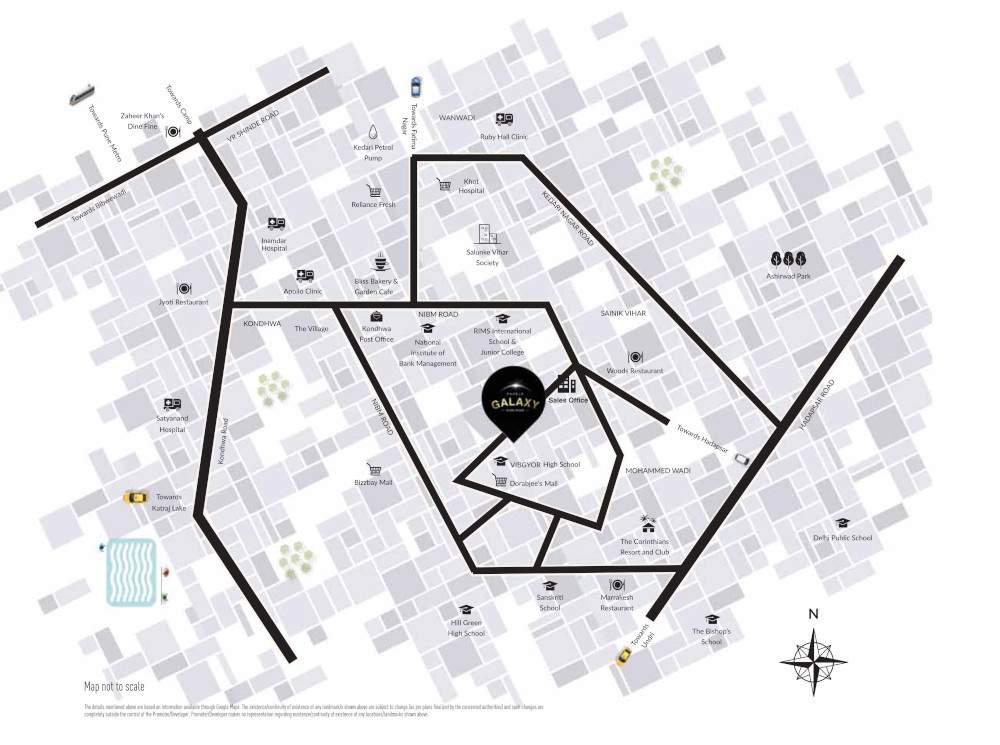  t3 named altair of raheja galaxy in rv premiere Location Plan