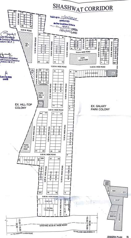  shashwat corridor Layout Plan