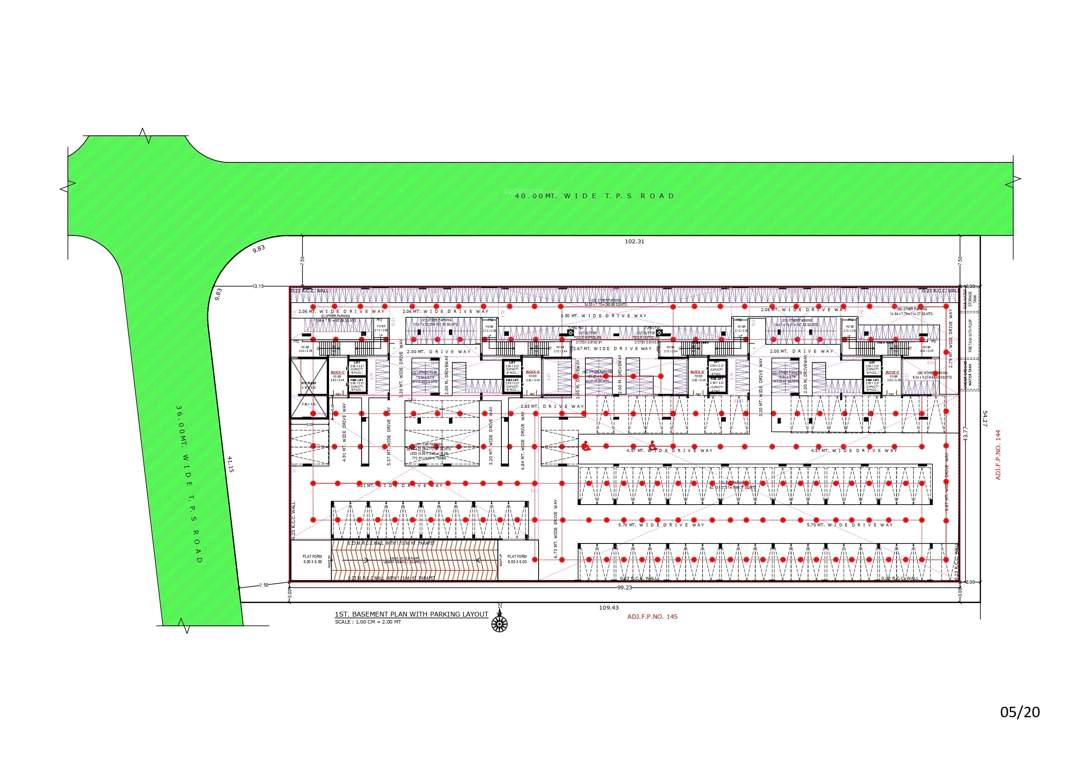  anantara alora Block A To Block D Basement 2 Cluster Plan