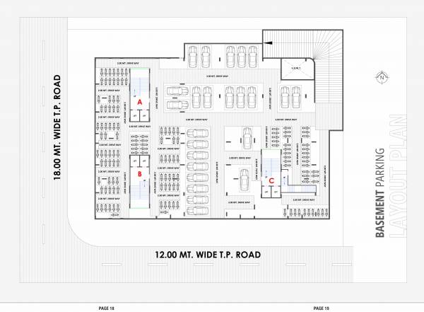  shreedhar-dream A + C Basement Cluster Plan