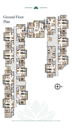  tranquil Tapovan Estate Part A And Part B Cluster Plan for ground Floor