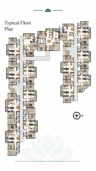  tranquil Tapovan Estate Part A  And Part B Typical  Cluster Plan