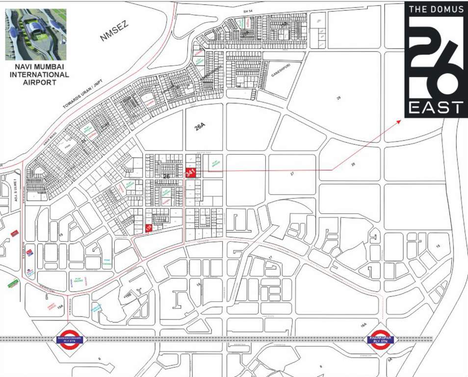  the domus 26 east Location Plan
