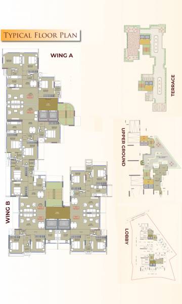  ganesh-chhaya-chsl Wing A, B Typical Cluster Plan