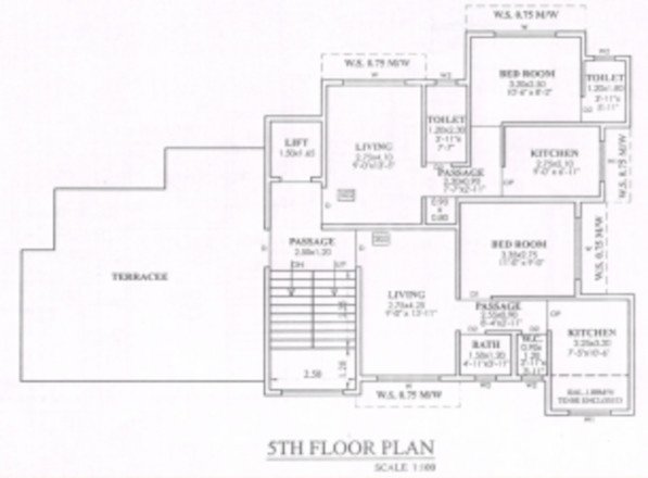  sitabai apartment Sitabai Apartment Cluster Plan