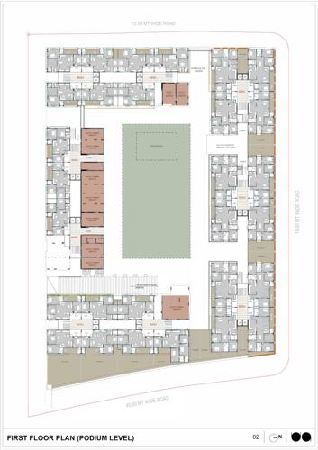 Block A,B,C,D,E,F,G,H & I Cluster Plan for 1st Floor the-portrait Block A,B,C,D,E,F,G,H & I Cluster Plan for 1st Floor
