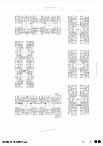 Block A,B,C,D,E,F,G,H & I Cluster Plan for 2nd Floor the-portrait Block A,B,C,D,E,F,G,H & I Cluster Plan for 2nd Floor