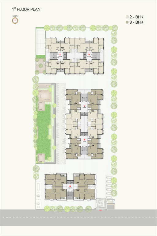  pravesh Block A Cluster Plan