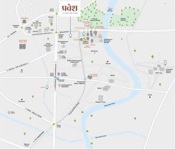  pravesh Location Plan