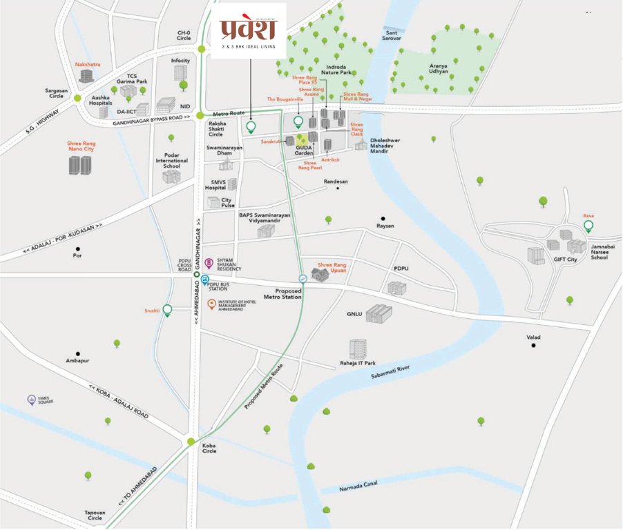  pravesh Location Plan