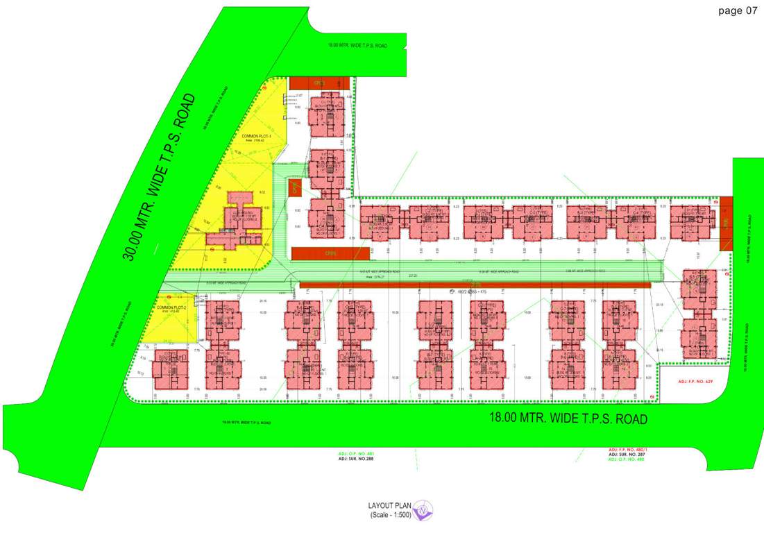  shree vrundavan villa 8 Layout Plan