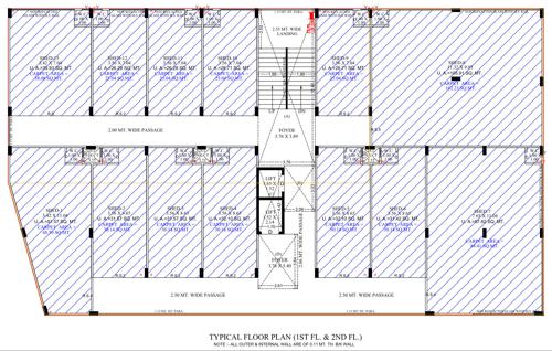  siddhivinayak-industrial-estate Siddhivinayak Industrial Estate Cluster Plan For 1st & 2nd Floor