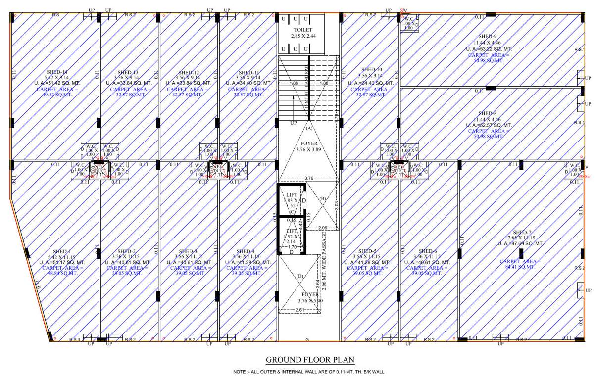  siddhivinayak industrial estate Siddhivinayak Industrial Estate Ground Cluster Plan