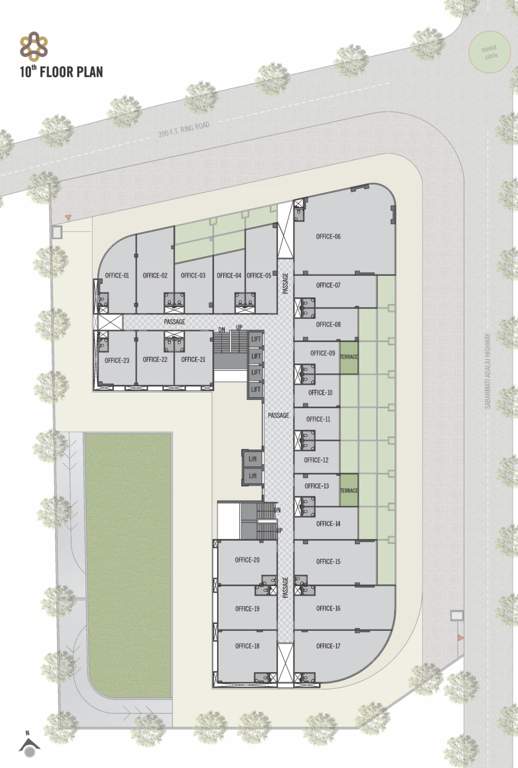  sharan circle hub A Cluster Plan For 10th Floor