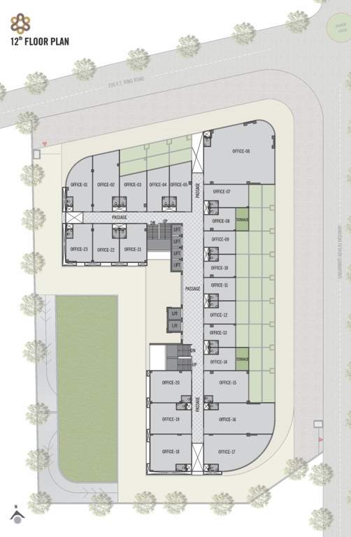  sharan circle hub A Cluster Plan For 12th Floor