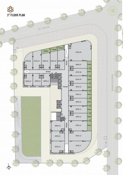  sharan-circle-hub A Cluster Plan For 3rd Floor