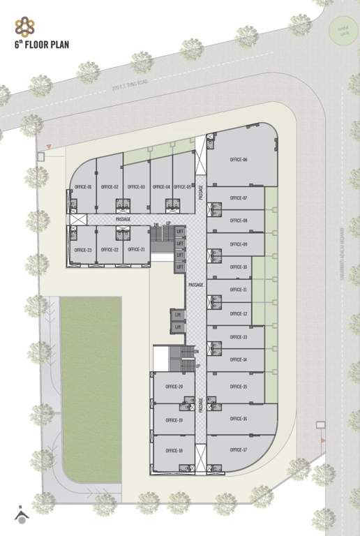  sharan circle hub A Cluster Plan For 6th Floor