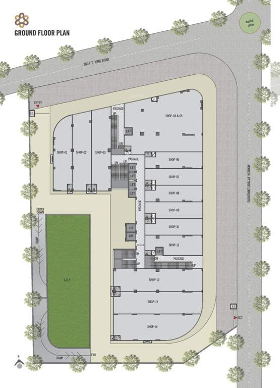  sharan circle hub A Cluster Plan For Ground Floor