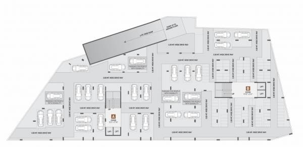  safal Block A And B Cluster Plan For Basement