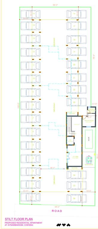 kausaliya enclave Kausaliya Enclave Ground Cluster Plan