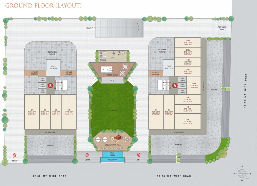  digja A, B Ground Cluster Plan