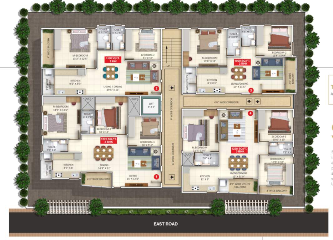  galaxy Jaya Galaxy Cluster Plan from 1st to 4th Floor