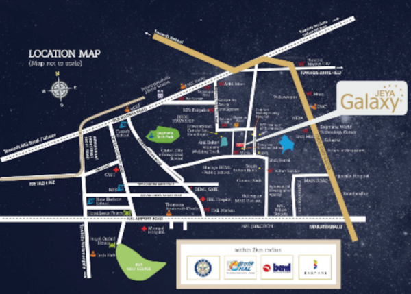  galaxy Location Plan