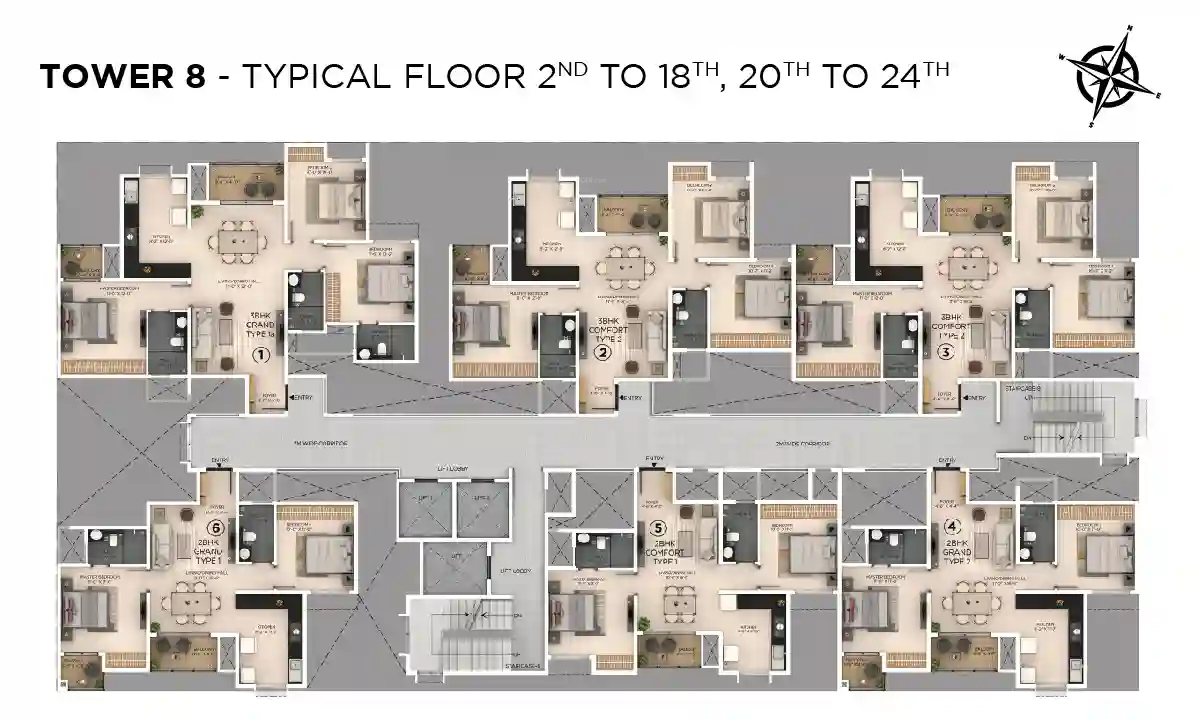  botanico Cluster Plan