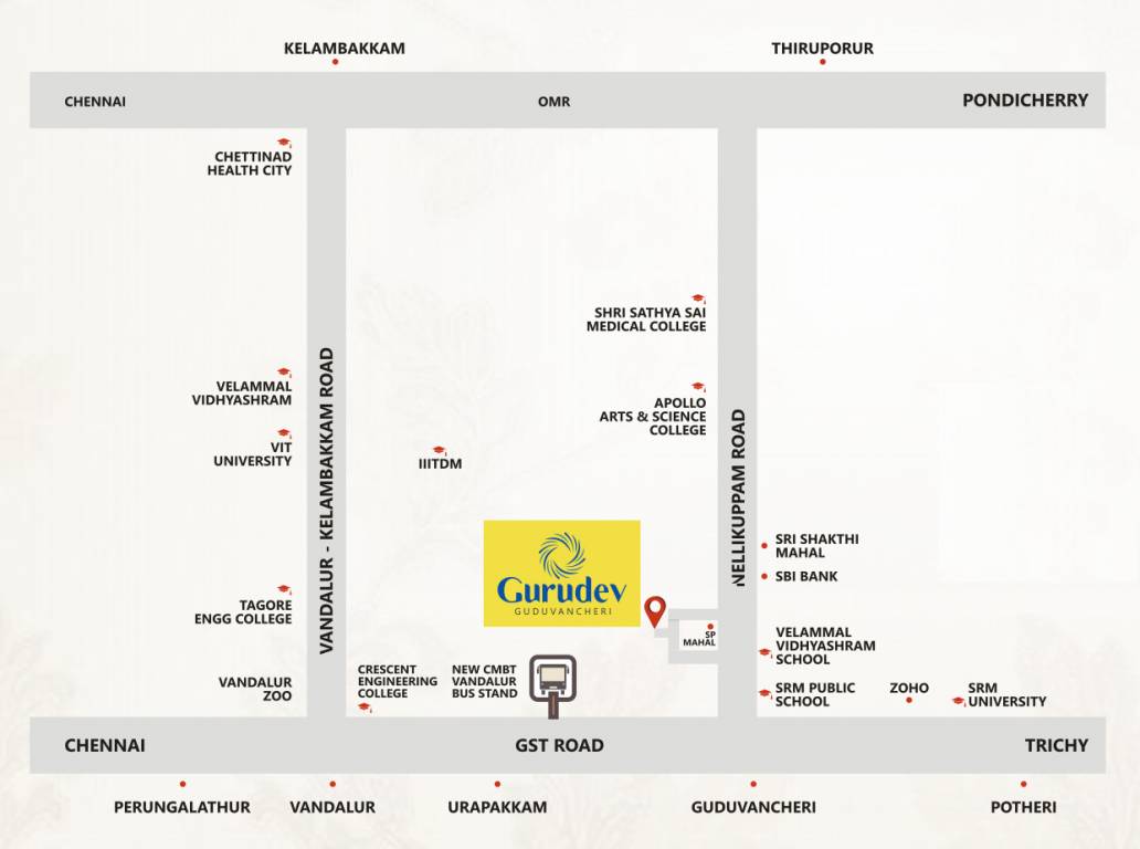  gurudev Location Plan