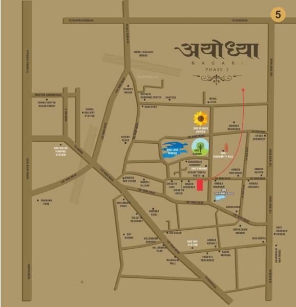 Location Plan ayodhya-nagari-phase-2 Location Plan