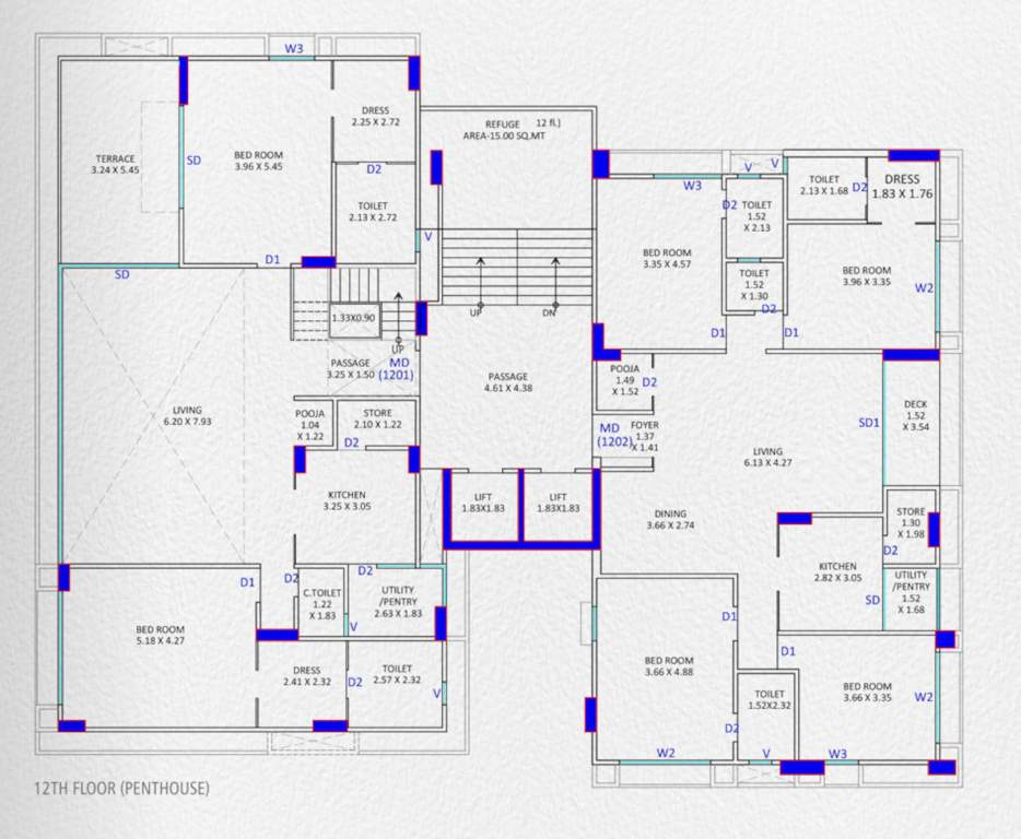  greenopolis Block E Cluster Plan for 12th Floor