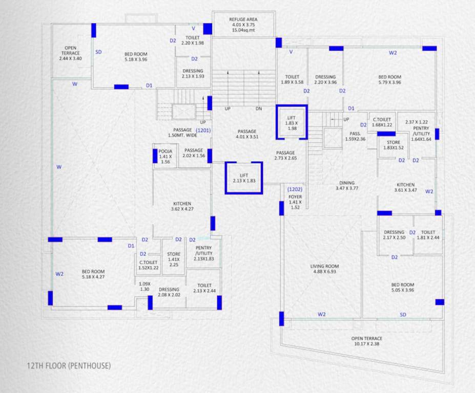  greenopolis Block F Cluster Plan for 12th Floor